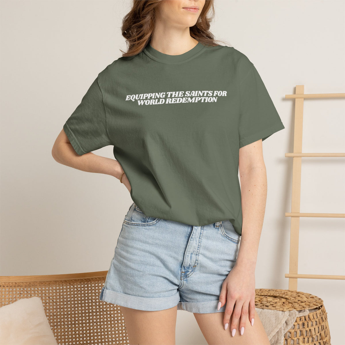 Equipping the Saints T-shirt - Comfort Colors