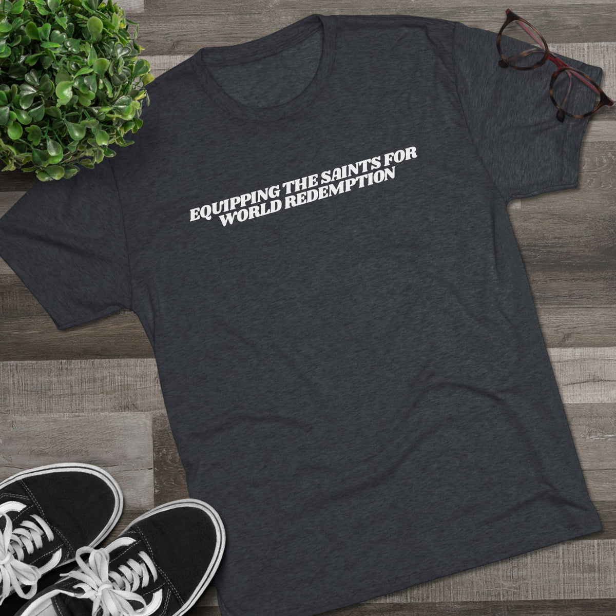 Equipping the Saints T-Shirt - Triblend