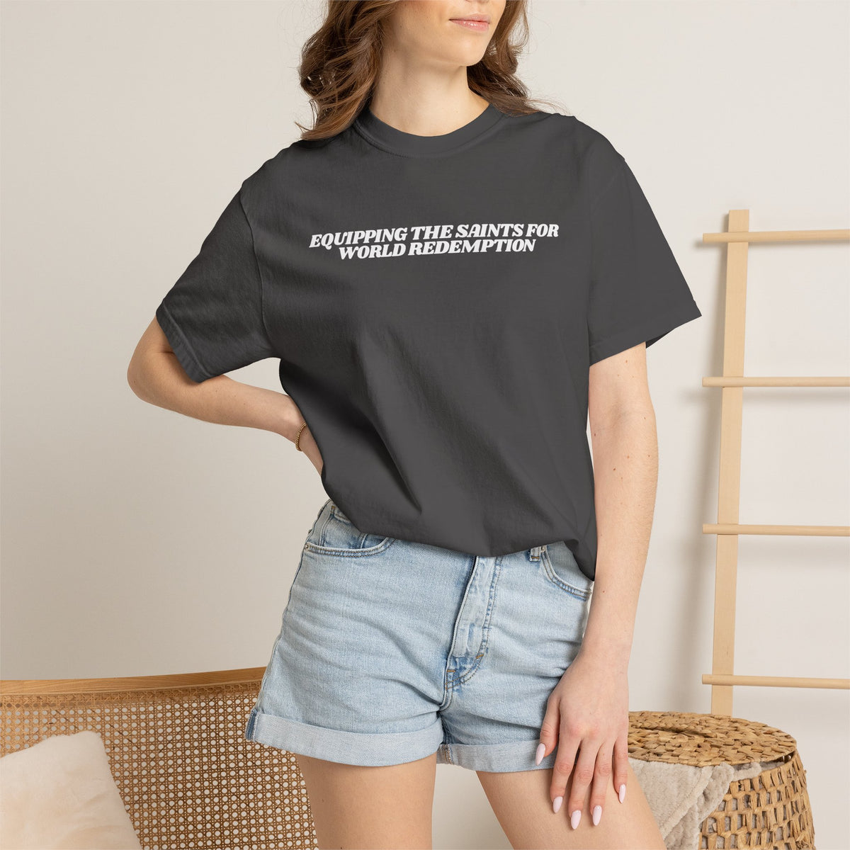 Equipping the Saints T-shirt - Comfort Colors