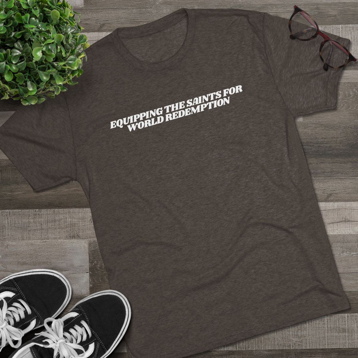 Equipping the Saints T-Shirt - Triblend