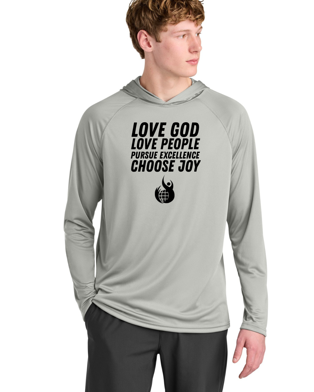 Hooded Longsleeve Tee | 4 Core Values