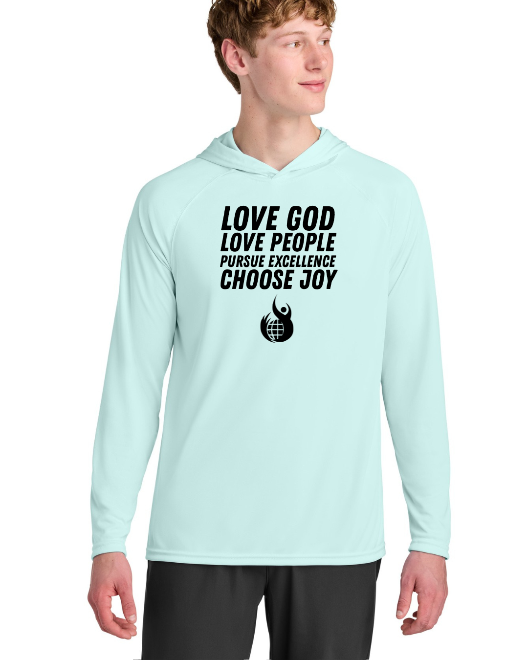 Hooded Longsleeve Tee | 4 Core Values