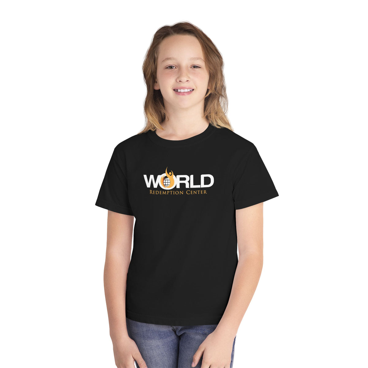 Youth Sizes "World Redemption Center" Logo Tee