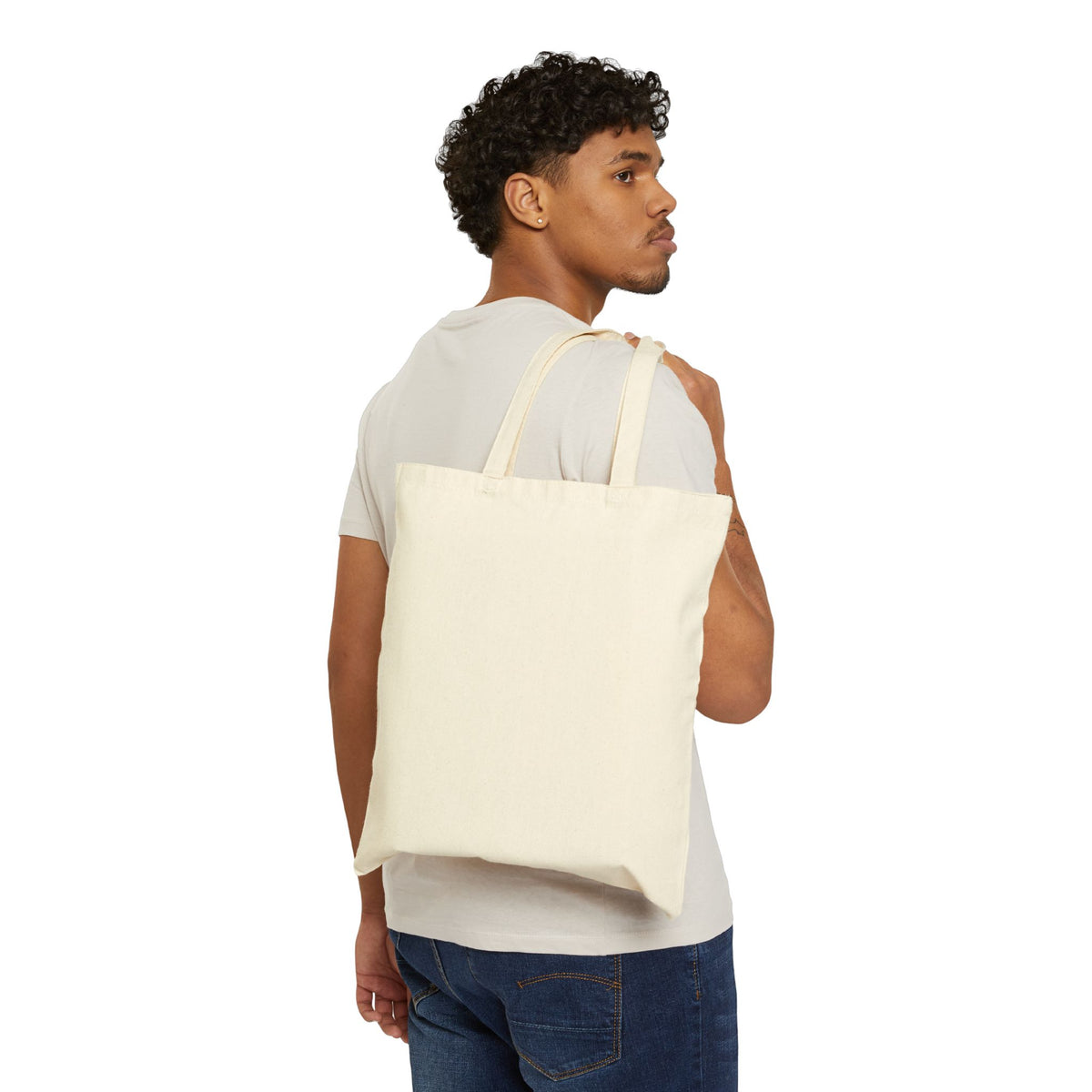 Canvas Tote Bag — "Love God, Love People, Pursue Excellence, Choose Joy"