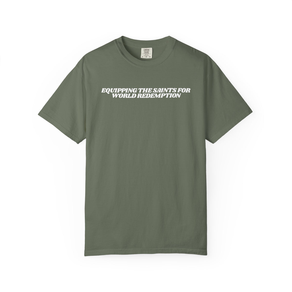 Equipping the Saints T-shirt - Comfort Colors