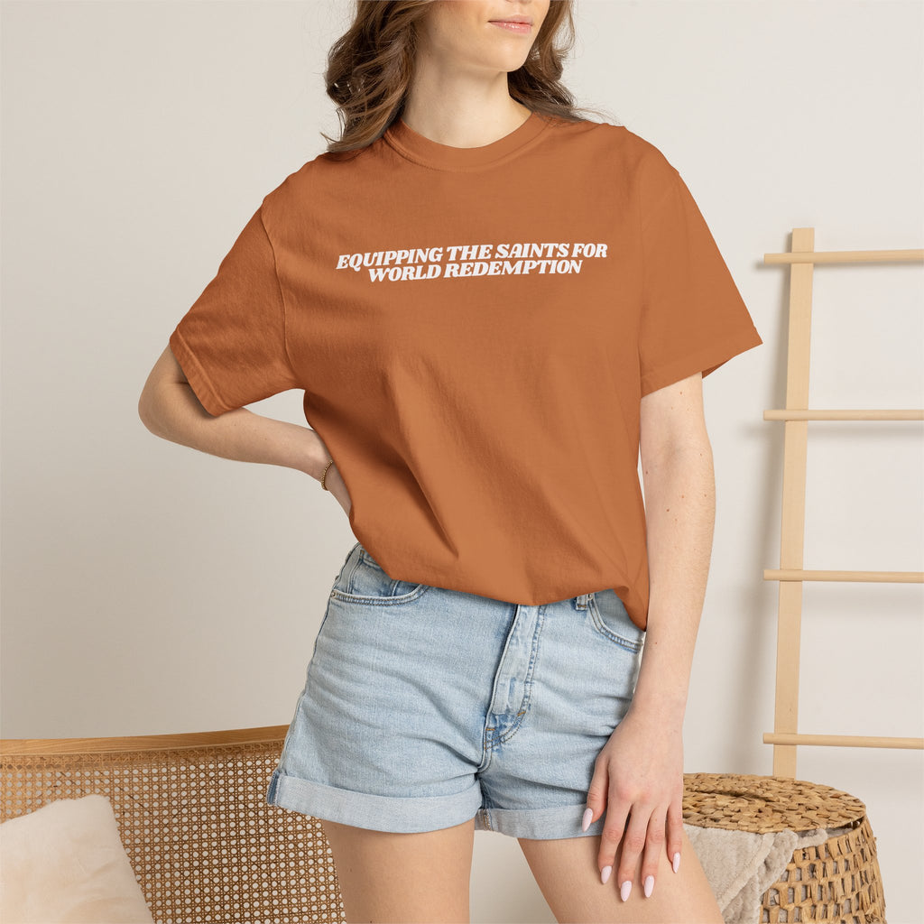 Equipping the Saints T-shirt - Comfort Colors